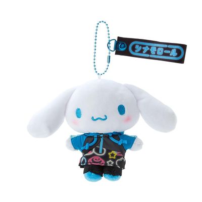 Sanrio 597104 Cinnamoroll Mascot Holder (Sanrio Vivid Neon)