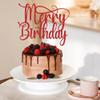 Merry Christmas Birthday cake Toppers,Glitter Christmas Cake Decorations for Holiday Xmas Party, Ice Cream CelebrationsDecorations dishesCake Topper Picks  view 4