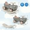 BABY JOY 3 in 1 Rocking Horse, Ride On Push Car for Toddlers w/Detachable Balance Board, Smooth Wheels & Anti-Slip EVA Strips, Shark Rocking Sliding Toy Set for Boys Girls Indoor Outdoor Play (Gray) view 4