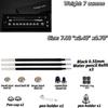 AYXXZJD Decompression Magnetic Metal Toy Pen,Multifunctional Deformable Capacities Touch Screen Ballpoint PenIntellectual Learning and Stress Reduction Gifts for Family or Friends.(Black) view 2