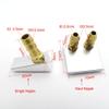 BrewJa 1PC Water Cooling Inlet Pickup Bottom Dual Water Nipple Nozzle Compatible with RC Boat Mono Speedboat Hydroplane CAT Marine (Color : Dual Nipples) view 3