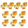 QIAN ZI QIU 10 Pair XT90H XT90 Connector with Solder Point Cover Cap for RC Lipo Battery Motor, RC Charger RC Car Truck view 1