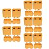 QIAN ZI QIU 10 Pair XT90H XT90 Connector with Solder Point Cover Cap for RC Lipo Battery Motor, RC Charger RC Car Truck view 2
