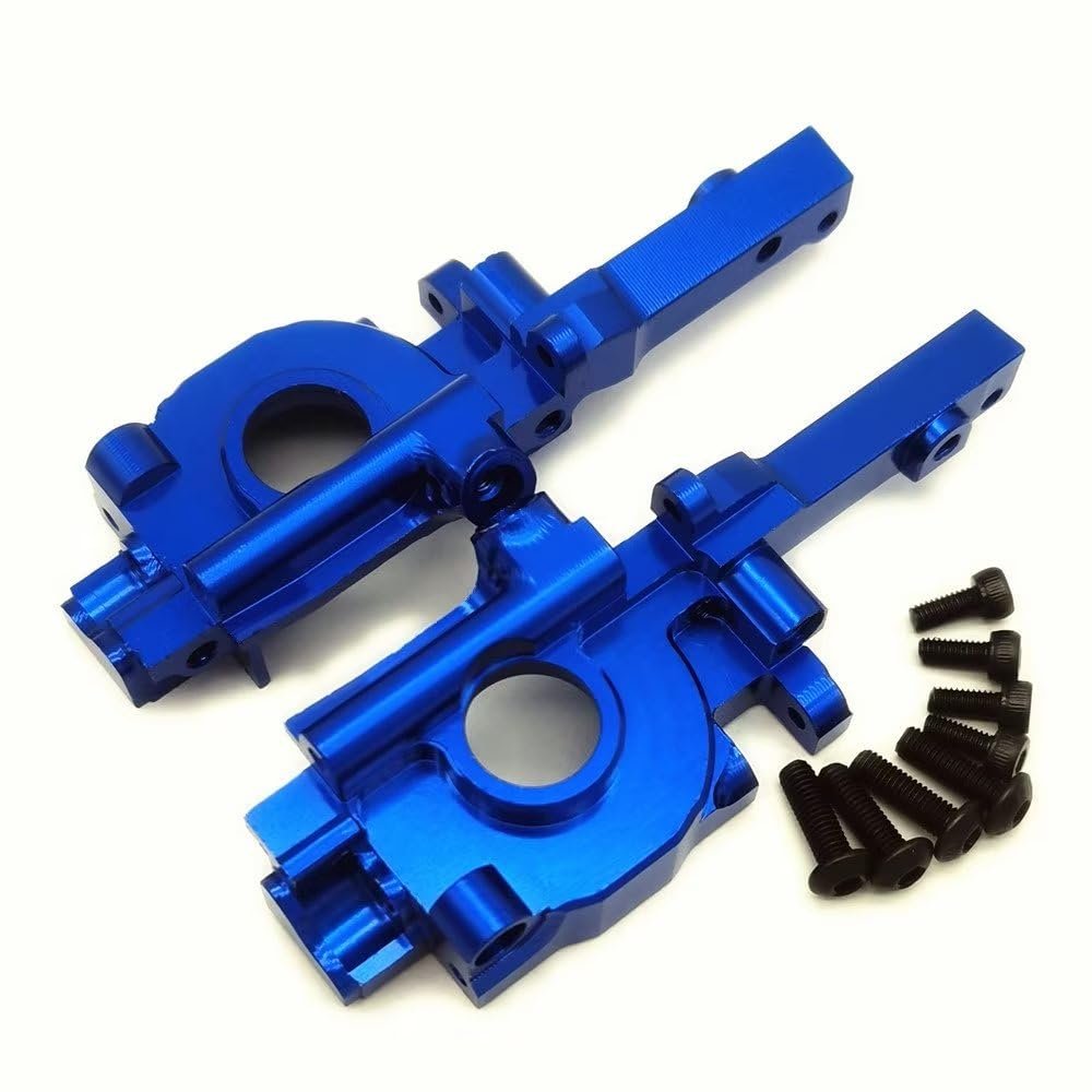 Aluminum Rear Bulkhead Gear Box Blue for Traxxas 1/16 Mini E-Revo Slash Summit 7029X