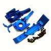 Aluminum Front Bulkhead Gear Box and Skidplate Blue for Traxxas 1/16 Mini E-Revo Slash Summit 7030X 7043 7037 view 2