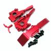 Aluminum Front Bulkhead Gear Box and Skidplate Red for Traxxas 1/16 Mini E-Revo Slash Summit 7030X 7043 7037 view 1