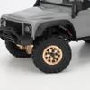 1.0 beadlock Wheels Brass Heavy Weight - 1.0 RC Wheel Rims with Brass Rings Deep Dish Wheel Rims for 1/18 TRX4M 1/24 SCX24 AX24 FCX24 1/24 Crawler RC Crawler Upgrade Parts view 3