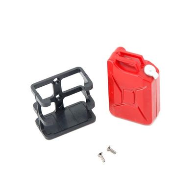 BrewJa Plastic Oil Tank Oil Barrel is Compatible with Decorative Parts of 1/10 RC Automobile TRX-4 TRX-6 axial scx10 90046 (Color : Red)