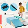 CuisinSmart Soft Climb and Crawl Foam Playset, 4 Pieces Safe Soft Foam Nugget Block,Soft Climbing Indoor Set for Preschools, Toddlers, Kids Crawling and Climbing Indoor Active Play Structure view 4