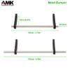 AMK Adjustable 1/10 Scale Bumper Mount Front Rear, Metal Bumper Set Complete for RC Crawler Body LCG Chassis Axial SCX10 II Element Enduro Gen7 Gen8 TRX6 TRX4 Upgrades (Black) view 3