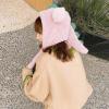 Animal Dinosaur Hat with Plush Moving Ears Jumping Up Beating Funny Cap for Women Girl Dress Up Cosplay (Pink, One Size) view 3