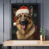Santa German Shepherd Jigsaw Puzzle 300/500/1000 Piece, Pet Santa Costume Portrait for German Shepherd Owner (1000pc (5075cm)) view 4