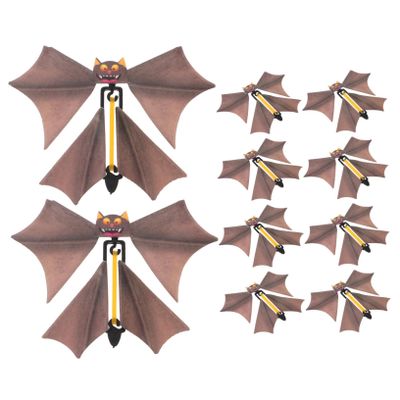 20 Pcs Creative Flying Bat Props - Vibrant Colors, Easy to Handle, Perfect for Halloween Parties and Stage Performances, Random Color