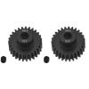 2Pcs Hard Steel 32P 0.8M 27T Pinion Gear Motor Gear 5mm Shaft for Traxxas Udr Pinion Gear 5647 Upgrade Parts view 1