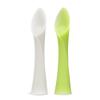 Olababy 100% Silicone Soft-Tip Training Spoon for Baby Led Weaning 2pack (Pearl/Kiwi) view 1
