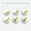 Olababy 100% Silicone Soft-Tip Training Spoon for Baby Led Weaning 2pack (Pearl/Kiwi) view 3
