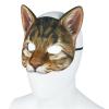 Hosfairy 1Pcs Halloween Half Face Cat Mask Animal Cat Mask for Halloween Christmas Easter Novelty Costume Party Accessory (Style I) view 2