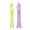 Olababy 100% Silicone Soft-Tip Training Spoon for Baby Led Weaning 2pack (Lemon/Lilac) view 1