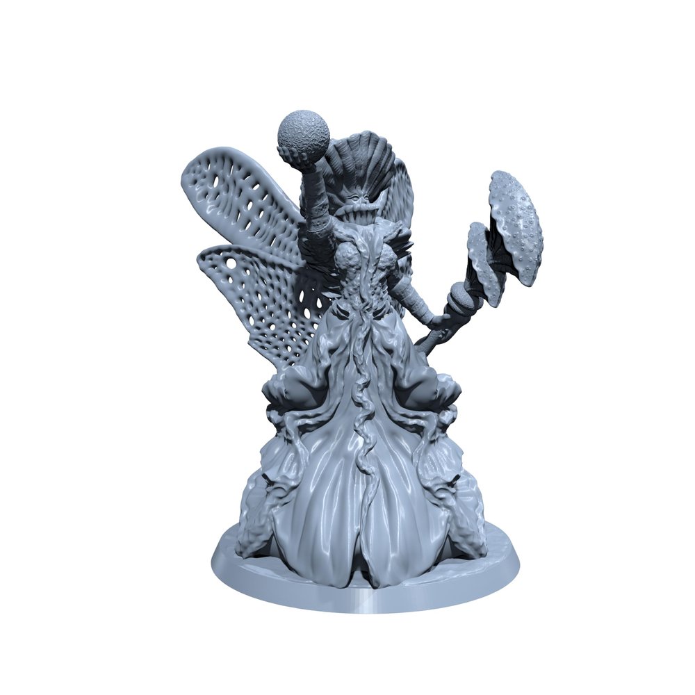 Angel Mushroom of Destruction | Fungus Queen Miniature for Tabletop Games Like D&D and War Gaming Large (Normal Size)