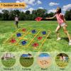 Gocasmus Tic Tac Toe Game - 4ft x 4ft Outdoor Yard Giant Tic Tac Toe for Backyard, Camping, Lawn, Portable No Assembly Outdoor Bean Bag Toss Game for Family and Kids view 2
