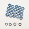 Ball Bearing Set 24pcs Chrome Steel Rubber Seals for 1/10 Tamiya MF-01X Upgrade Parts view 1