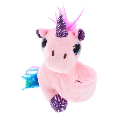 Abaodam Slaps Bracelets Stuffed Animals Unicorn Wristband for Christmas Birthday Party Decorations Supplies Favors