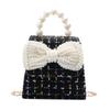NOLITOY Boy Girl Bowknot Crossbody Bag Cute Princess Handbag for Girls Aged Fashionable Lightweight Purse for Parties Shopping and Everyday Use view 1