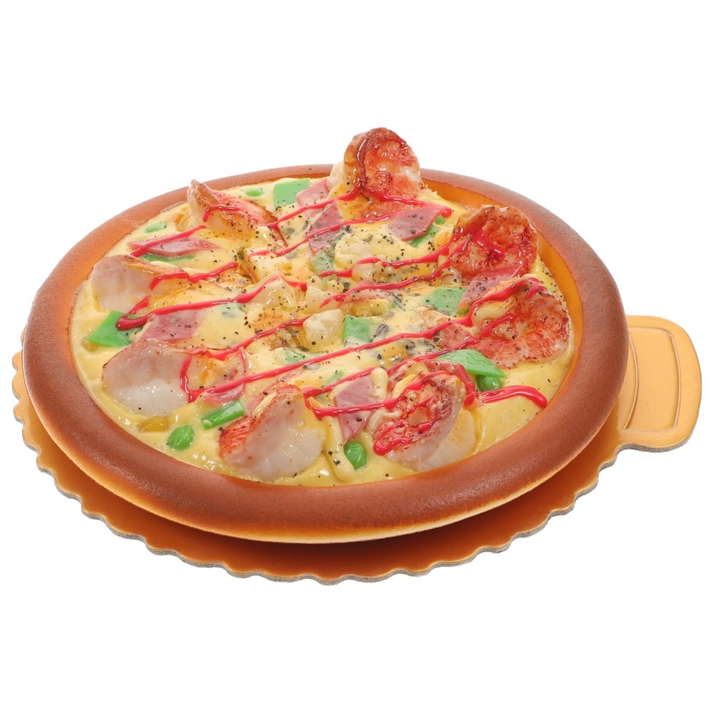 CIYODO Realistic Pizza Model Toy 7.08In Simulation Pizza Prop for Photography Party Decor Table Display Reusable Food Model