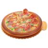 CIYODO Realistic Pizza Model Toy 7.08In Simulation Pizza Prop for Photography Party Decor Table Display Reusable Food Model view 1