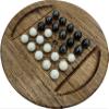 Fanorona Dimy Marble Board Game - 5x5 Fun Strategic Brown Wood view 3
