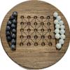 Fanorona Dimy Marble Board Game - 5x5 Fun Strategic Brown Wood view 4
