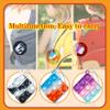 100 Pcs Mini Pop Bubble Fidget Toys for Party Favors, Pop Toy Bulk for Party Favor, Classroom Student Prizes Christmas Easter Basket Goodie Bag Stuffers Valentine for Kids view 4