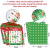 Liliful 35 Pcs Christmas Sweater Bingo Game Christmas Bingo Game 24 Players Ugly Sweater Cards Xmas Games for Kids Friends Family School Classroom Activities Holiday Party Favors view 3