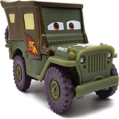 1:55 Diecast Vehicles for Kids Boys Basic Characters Toy Car Movie Toys Diecast Chick Hicks Doc Hudson The King Ramirez Toy Car (Sarge)