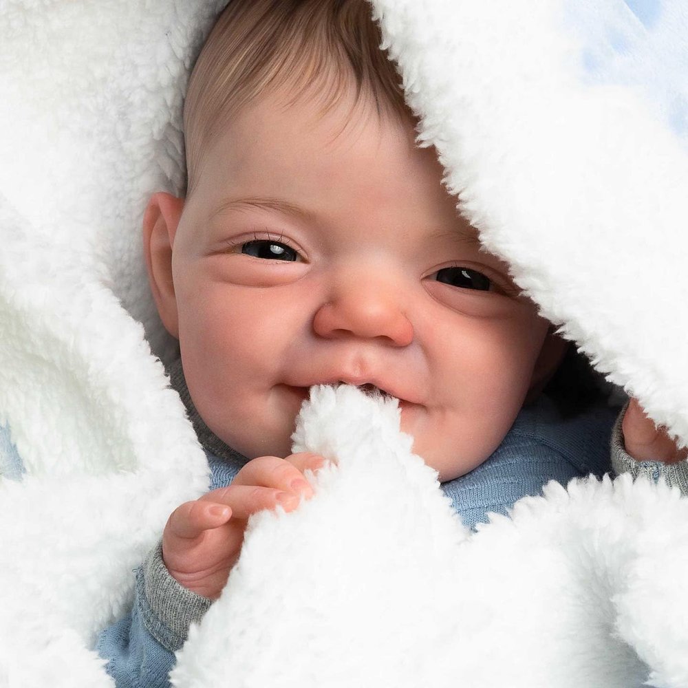 cosheng Lifelike Reborn Baby Dolls Boy-20 Inch Soft Real Life Silicone Realistic Newborn Toy for Ages 3+