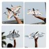 QIYHBVR RC Airplane, 2.4G 6CH RC Glider Fixed Wing Aircraft, 3 Flight Models Brushless RC Helicopters Air Pressure Height Setting, 3D/6G Mode Conversion,Vertical Takeoff Landing RTF for Adult view 4