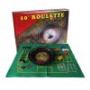 Qaoliffa Roulette Wheel,10-Inch Roulette Wheel Game Set with 60 Chips and Felt Layout,Perfect for Game Night Party view 1