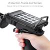 Aluminum Alloy RC Car Transmitter Protector Frame Fit for Flysky Noble NB4 and NB4 Pro/Lite, Metal Bracket Holder Shell Support, Black view 3