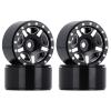 4PCS 1.0" Beadlock CNC Micro Crawler Wheel Rim Hub for 1/24 RC Crawler Car for A-xial SCX24 90081 AXI00001 Modification Accessories (Color : 2) view 2