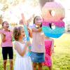 Jenaai 16 Inch Number Piata Kids Birthday Party Macaron Piata with Blindfold Stick and Confetti for Unicorn Birthday Wedding Baby Shower Decor(Number 8) view 4
