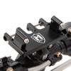 MEUS RACING SCX24 Front Axle Isokinetic 3-Section CVD 52 Max. Steering Angle +5mm Widened SCX24 Upgrades for Axial SCX24 Deadbolt C10 JLU Gladiator Bronco 1/24 RC Crawler (Front - Black) view 3