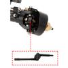 MEUS RACING SCX24 Front Axle Isokinetic 3-Section CVD 52 Max. Steering Angle +5mm Widened SCX24 Upgrades for Axial SCX24 Deadbolt C10 JLU Gladiator Bronco 1/24 RC Crawler (Front - Black) view 4