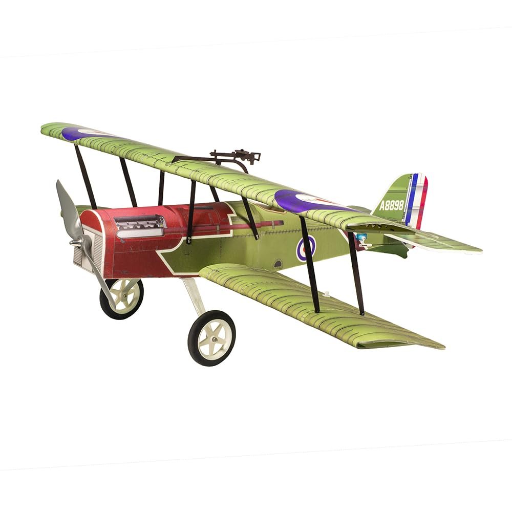 Dancing Wings Hobby Radio Control RC Foam Plane 800mm PP Foam Biplane S.E.5a Need to Build for Adults (E3304-L10)