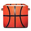 Tavisto Sport Basketball Pattern Storage Cubes, Basket, Cube Storage Bin, Dog Toy Basket, and Baskets for Organizing,Sturdy, Large Size - Perfect for Women's Daily Use, Bedroom, Closet, Living Room view 1