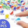 XXUOD 60 PCS Glass Marbles, Bulk Marbles for Marble Games Vase Fillers DIY and Home Decoration view 2