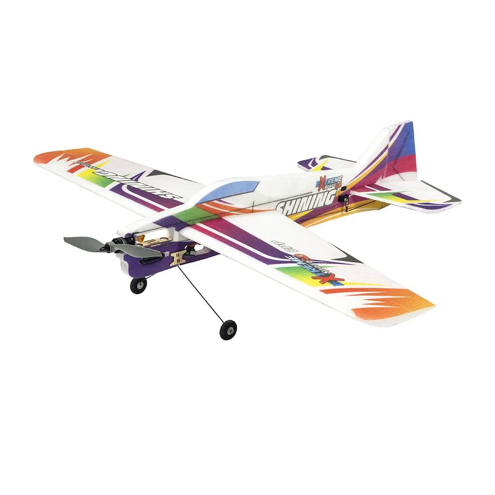 Dancing Wings Hobby 39" 3D EPP RC Foam Airplane 980mm Shining KIT with Motor ESC Servo Propeller Transmitter Receiver (E0804-L10)