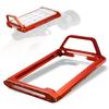 QAGGUM Transmitter Protector Frame Compatible with Flysky Noble NB4 Pro NB4 Lite NB4, Aluminum Alloy Metal Protector Frame for RC Car Transmitter Red view 1