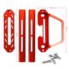 QAGGUM Transmitter Protector Frame Compatible with Flysky Noble NB4 Pro NB4 Lite NB4, Aluminum Alloy Metal Protector Frame for RC Car Transmitter Red view 2