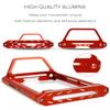 QAGGUM Transmitter Protector Frame Compatible with Flysky Noble NB4 Pro NB4 Lite NB4, Aluminum Alloy Metal Protector Frame for RC Car Transmitter Red view 3