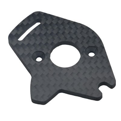 Carbon Fiber Motor Plate Compatible for 1/10 Traxxas Slash/Stampede/Bandit/Rustler VXL/XL5 2WD Motor Mounts